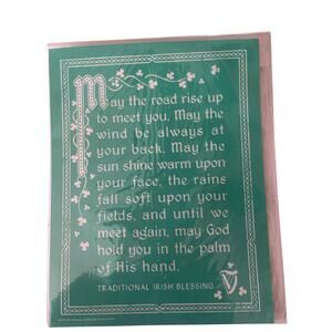 NWT  Irish Blessing Chalk Couture 8.5 x 11  Reusable Transfer